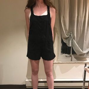 Black overalls
